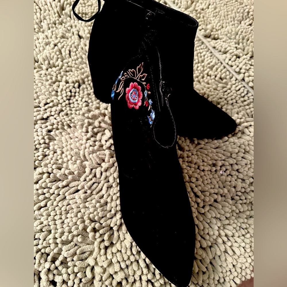 Embroidered Booties